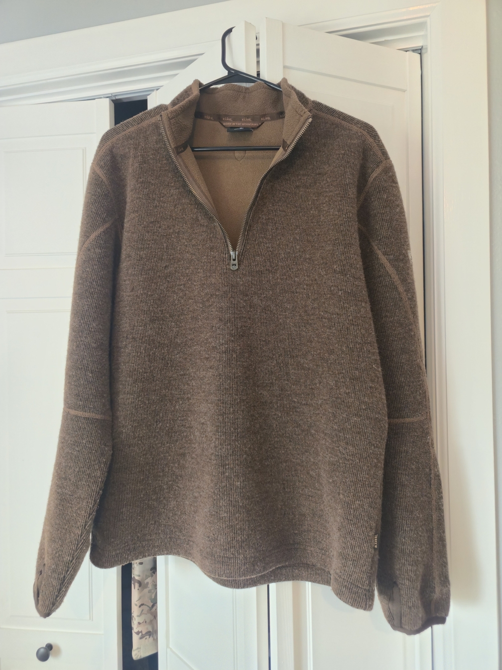 Men's Kuhl Thermal Brown Sweater
